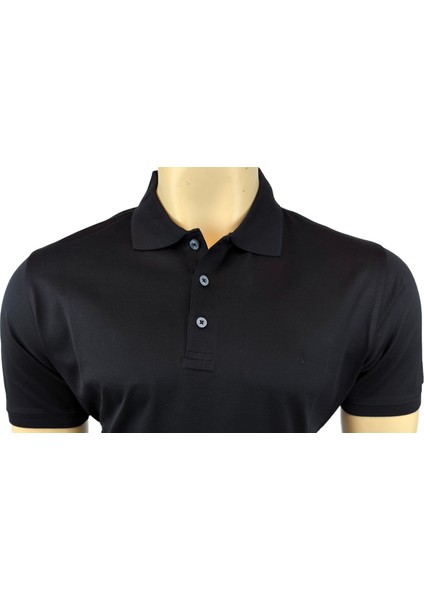 Erkek T-Shirt Merserize Kısa Kol Polo Yaka Silik Çizgi Desen fiyatları