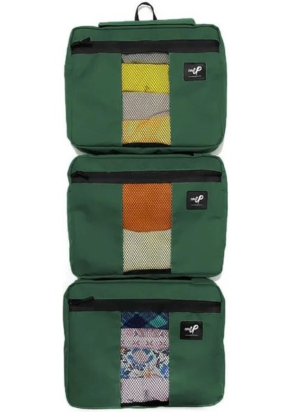 Triple Modular Luggage Bavul Düzenleyici (3'lü Set)