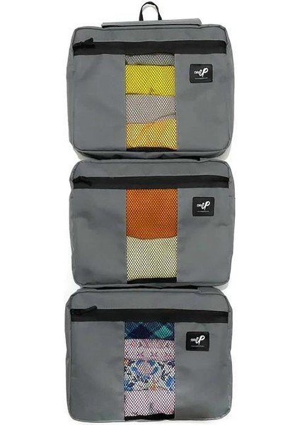 Triple Modular Luggage Bavul Düzenleyici (3'lü Set)