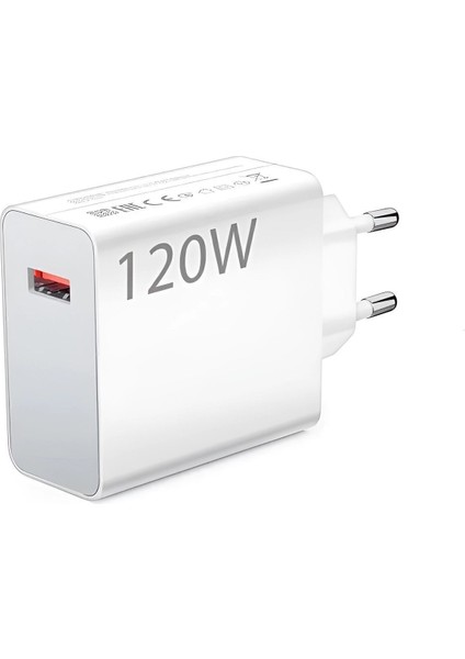120 Watt Turbo Hızlı Şarj Başlığı Anlık Göstergeli