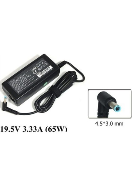 Adaptör 65W Mavi Uç 19.5V 3.33A Laptop Şarj Aleti Cihazı Adaptör Mavi Uç 19.5 Volt 3.34A modelleri