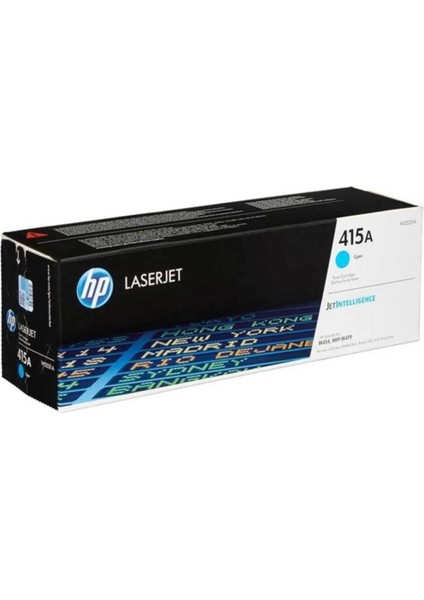 Hp 415A W2031A Mavi Orijinal Yazıcı Toner 1+1 2 Adet 2100 Sayfa Orjinal Cy