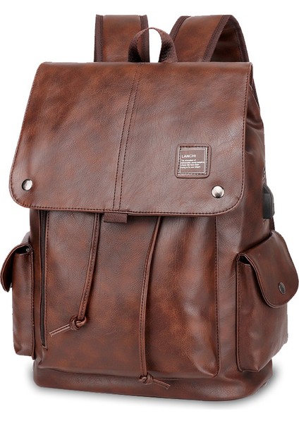 Moda Trendi Erkek Sırt Çantası Rahat Erkek Çantası Öğrenci Okul Çantası (Yurt Dışından)