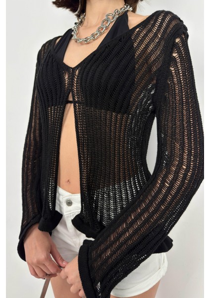 Ajurlu Uzun Kol Bluz modelleri