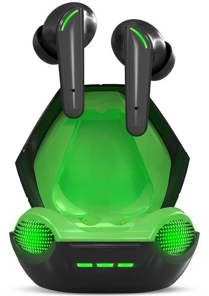 PGS104 Kablosuz Kulak Içi Dokunmatik Tws Bluetooth 5.3 Gaming Oyuncu Kulaklık Siyah