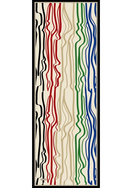Sura % 100 Twill Ipek Şal 55X185 Ebat 7284