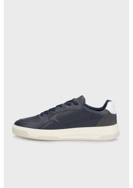Logolu Deri Sneaker Ayakkabı Erkek Ayakkabı 50522917 402