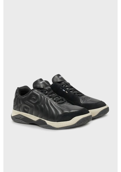 Deri Logolu Sneaker Ayakkabı Erkek Ayakkabı 50523190 001 modelleri