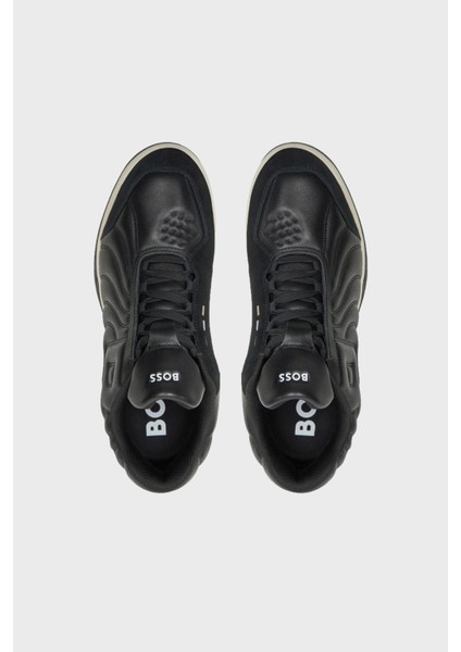 Deri Logolu Sneaker Ayakkabı Erkek Ayakkabı 50523190 001 indirimleri