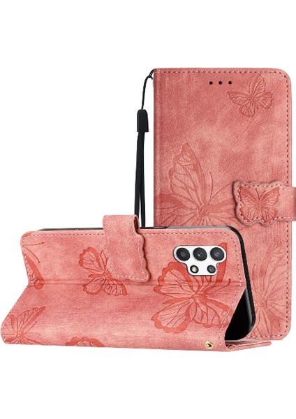 Samsung Galaxy A32 5g Cüzdan Pu Deri Kart Yuvaları Tutucu Için Flip Case (Yurt Dışından)