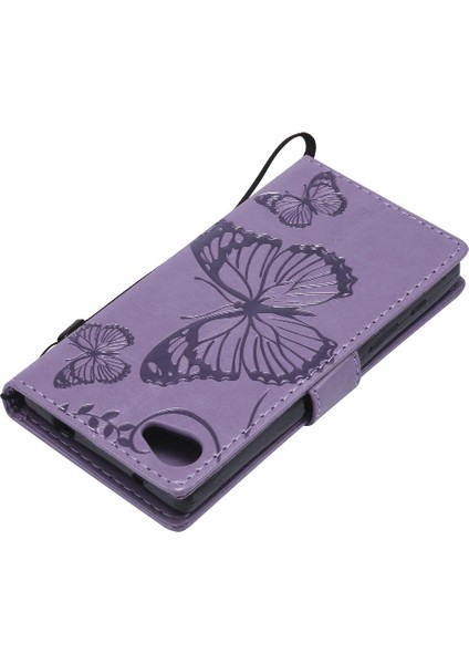 Sony Xperia Z5 Mini Flip Kickstand Pu Deri Manyetik Kapak Için Flip Case (Yurt Dışından)