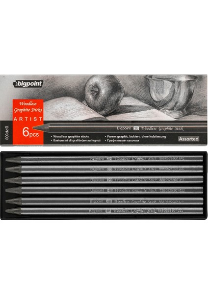 Grafit Kurşun Kalem 6'lı Set