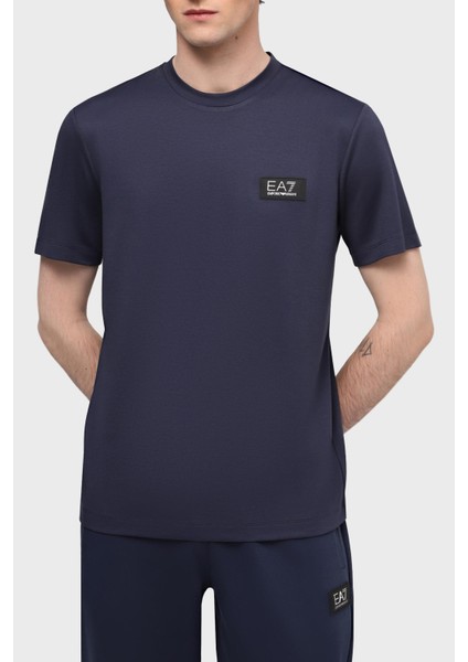 Slim Fit Logolu Bisiklet Yaka T Shirt Erkek T Shirt 3Dpt72 Pjujz 1554