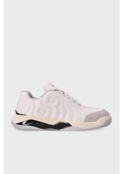 Deri Logolu Sneaker Ayakkabı Erkek Ayakkabı 50523190 100