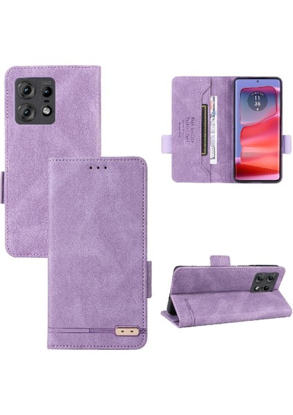 Motorola Moto Kenar 50 Pro Için Kılıf Tam Koruma Manyetik Karbon Fiber (Yurt Dışından)