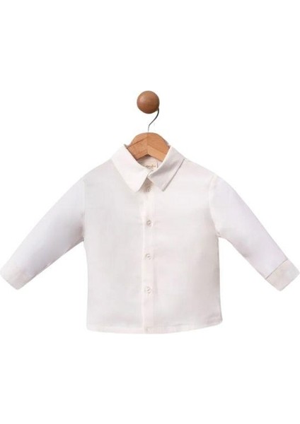 Erkek Bebek Kapüşonlu Yelekli Gömlek Pantolon Takım modelleri