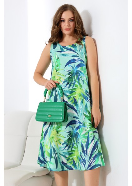 Yazlık Askılı Viskon Elbise 2691 modelleri