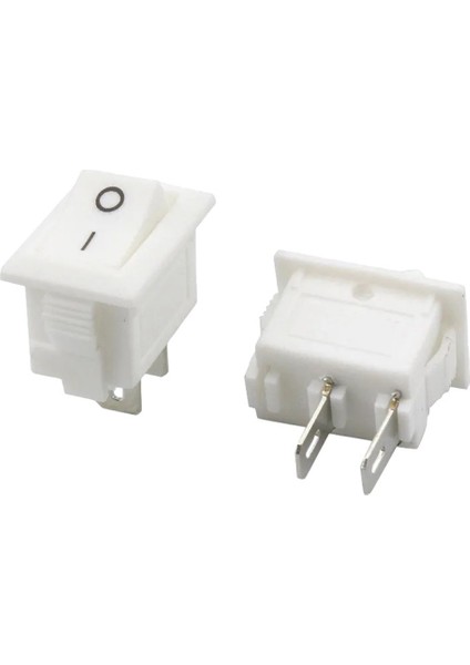 IC-120B Mini Işıksız On Off 2 Pin Anahtar Beyaz Aç Kapa Buton Düğme 2.5 x 1.7 mm
