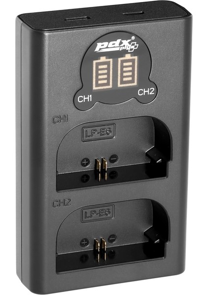 Canon Lp-E6 USB Ikili Şarj Cihazı