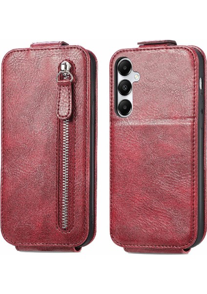 GX Boutique Fermuarlar Flip Case Samsung Galaxy A35 5g Için Moda Tasarım Kapak Çevirin Cüzdan (Yurt Dışından)