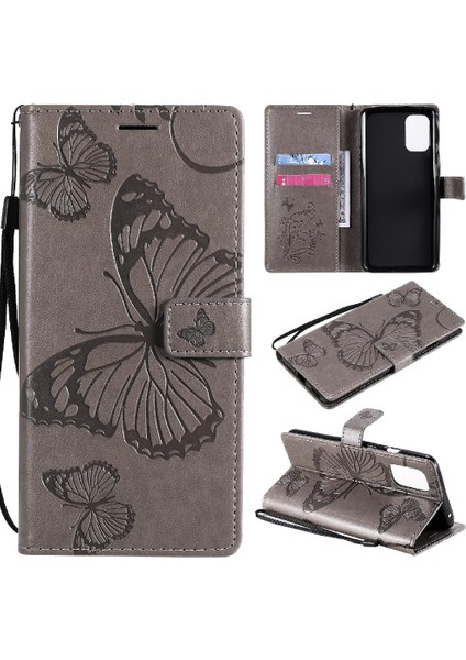 Kart Yuvası Standı ile Oneplus 8t Için Flip Case Kickstand Manyetik Pu Çevirin (Yurt Dışından)