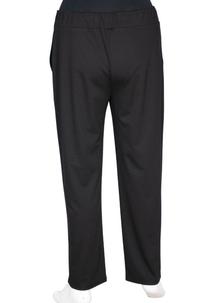 Kadın Bella Büyük Beden Çimalı Yan Cepli Siyah Pantolon fırsatları