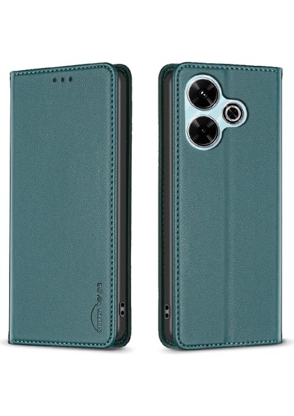 Xiaomi Poco M6 4g Çoklu Kart Yuvası Çok Renkli Cüzdan Deri Için Flip Case (Yurt Dışından)