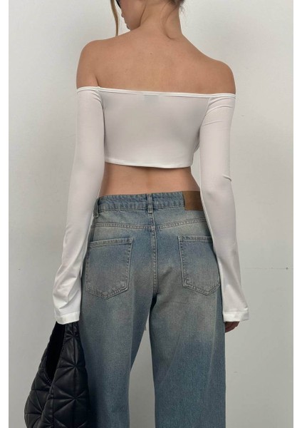 Kayık Yaka Asansörlü Bluz fırsatları