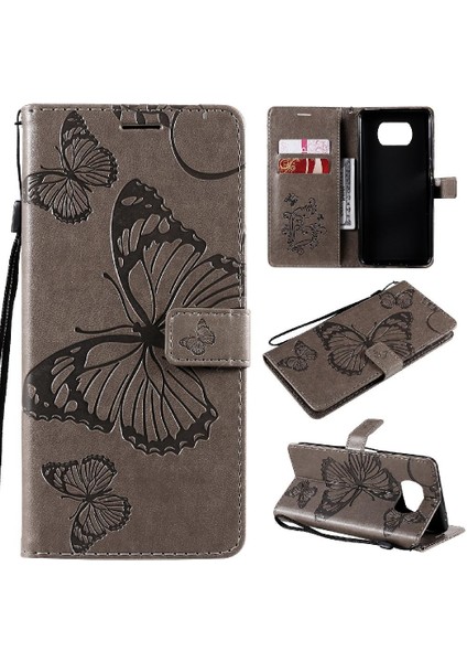 Xiaomi Poco X3 Için Flip Case/x3 Pro/x3 Nfc Pu Deri Flip Kickstand Kapak (Yurt Dışından)