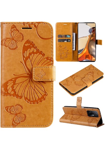 Xiaomi 11T/11T Pro Pu Deri Darbeye Kapak Manyetik Flip Case (Yurt Dışından)