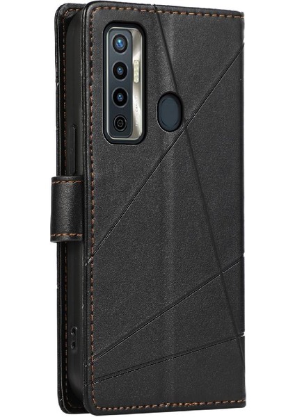 GX Boutique Tecno Camon 17 Darbeye Kickstand Üç Kart Yuvaları Şok Için Flip Case (Yurt Dışından)