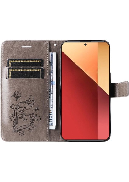 Xiaomi Redmi Not Için Flip Case 13 Pro 4g Flip Kickstand Manyetik Kapak Pu (Yurt Dışından)