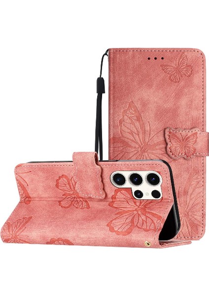 Samsung Galaxy S24 Ultra Cüzdan Manyetik Kapatma Kelebek Için Flip Case (Yurt Dışından) indirimleri