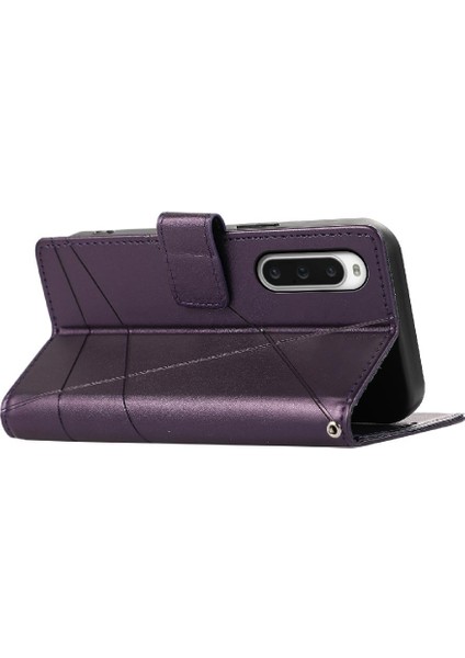 Sony Xperia 10 V Kickstand Üç Kart Yuvaları Için Flip Case Darbeye (Yurt Dışından)