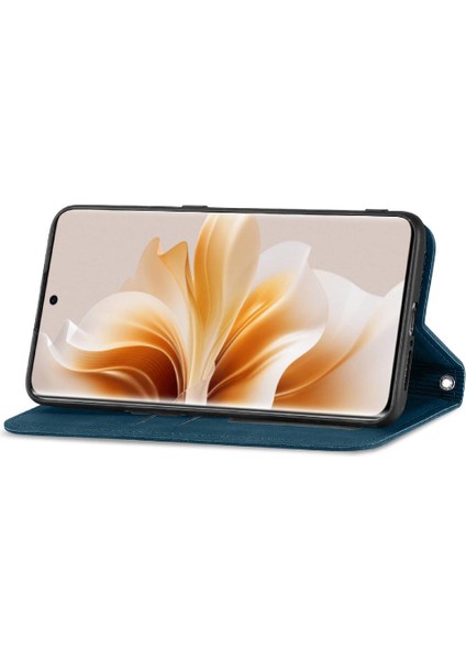 Oppo Oppo 11 Pro 5g Için Flip Case Darbeye Cüzdan Deri Kılıf Flip (Yurt Dışından)