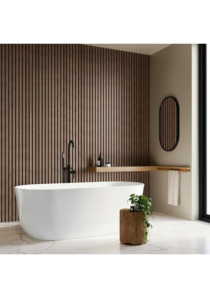 Keçeli Dekoratif Akustik Ahşap Panel – Alaska (60X240CM). fiyatları