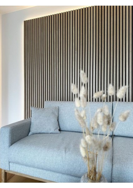 Keçeli Dekoratif Akustik Ahşap Panel – Alaska (60X240CM). indirimleri