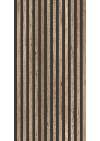Keçeli Dekoratif Akustik Ahşap Panel – Alaska (60X240CM).