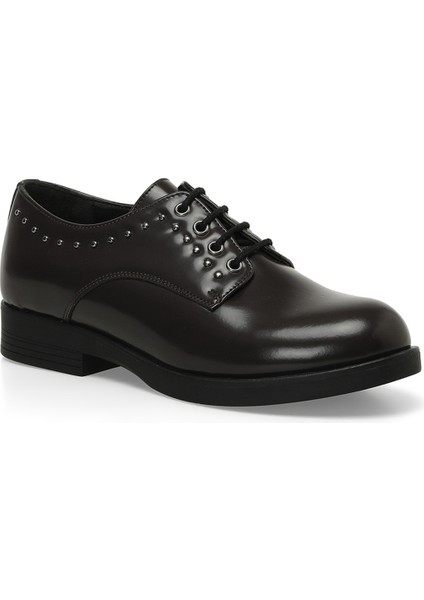 324037.Z 4PR Bordo Kadın Oxford Ayakkabı
