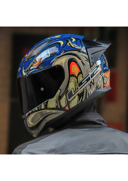 Rapıd 2 Race Spox Mavi-Gri Kask modelleri