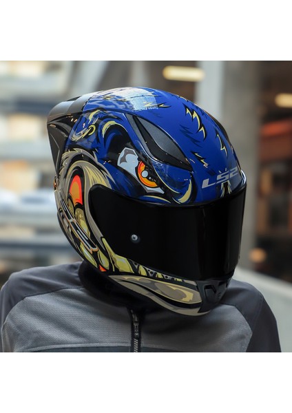 Rapıd 2 Race Spox Mavi-Gri Kask indirimleri