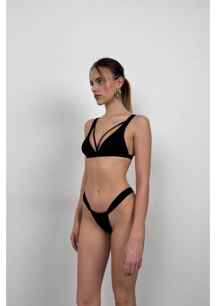 Biye Detay Büzgülü Bikini Takım fiyatları