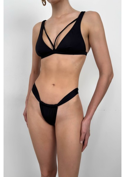 Biye Detay Büzgülü Bikini Takım modelleri
