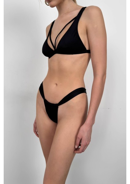 Biye Detay Büzgülü Bikini Takım fırsatları