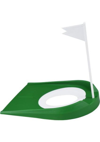 Lunzhao Shop B Golf Putter Yeşil Kapalı Golf Putting Antrenörü Delik Bayrak Pratik Yardım Ev Bahçe Dış Mekan Eğitim Aracı Ayarlanabilir Delik (Yurt Dışından)