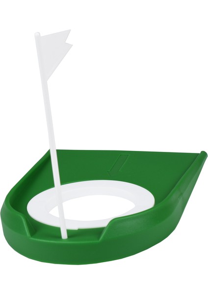 Lunzhao Shop B Golf Putter Yeşil Kapalı Golf Putting Antrenörü Delik Bayrak Pratik Yardım Ev Bahçe Dış Mekan Eğitim Aracı Ayarlanabilir Delik (Yurt Dışından)