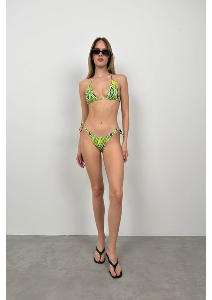 Baskılı Bikini Takım