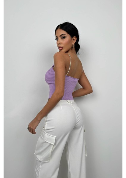 Taş Askılı Triko Bluz indirimleri