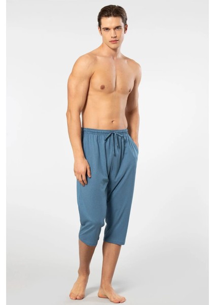 2233 Erkek Modal Tek Kapri Pijama Altı-Indigo fiyatları