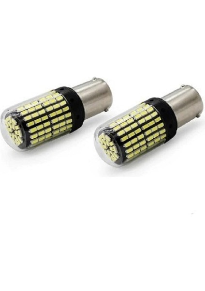 93 Tek Duy LED P21W BA15S 144 Ledli Beyaz 2 Adet